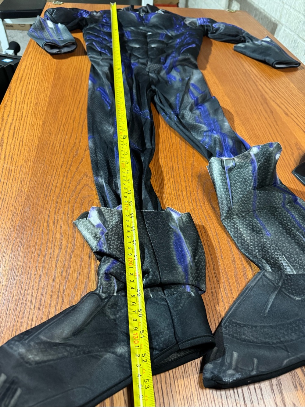 Marvel Black Panther Kids Large Costume w/ Mask Boot Covers & Gauntlets - Picture 4 of 8